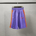 Palm Angels Purple Orange Contrast Side Stripe Shorts Unisex Trendy Street Shorts