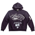 Valley Dreams Property‑Of Purple Zip‑Up Hoodie, Unisex Vintage Streetwear Jacket