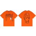 Revenge Spider Polygon Skull Graphic T‑Shirt
