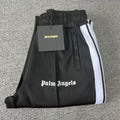 Palm Angels Black White Stripe Track Pants Unisex