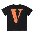 VLONE FRIENDS‑ Orange Big V Logo Short Sleeve T‑Shirt