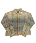 Vale Vintage Wash Multi-Color Plaid Oversized Shirt