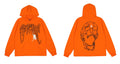 Revenge Spider Polygon Skull Graphic Hoodie