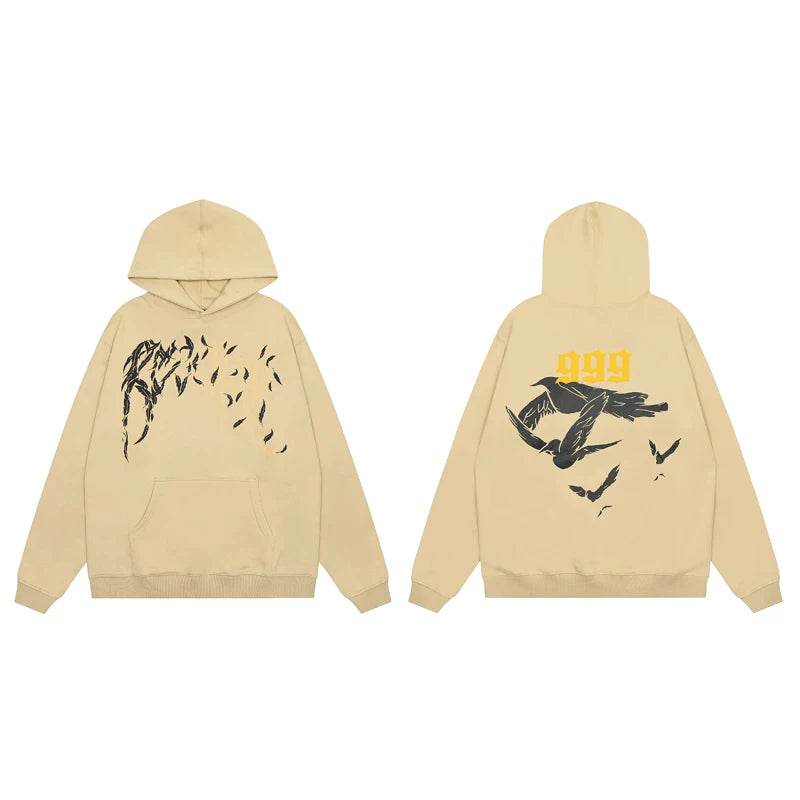 Revenge Crow Graphic Hoodie