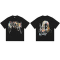 Revenge Multicolor Graffiti Portrait Graphic T‑Shirt