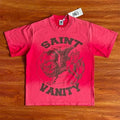 SAINT VANITY Signature Letter Print T-Shirt