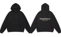 Fog Essentials Bold Contrast Logo Hoodie, Oversized Heavy‑Weight Street‑Wear Pullover