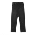 VLONE Embossed Big V Straight‑Leg Jeans