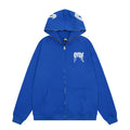 Revenge Small Chest Logo Hood‑Print Zip Up Hoodie