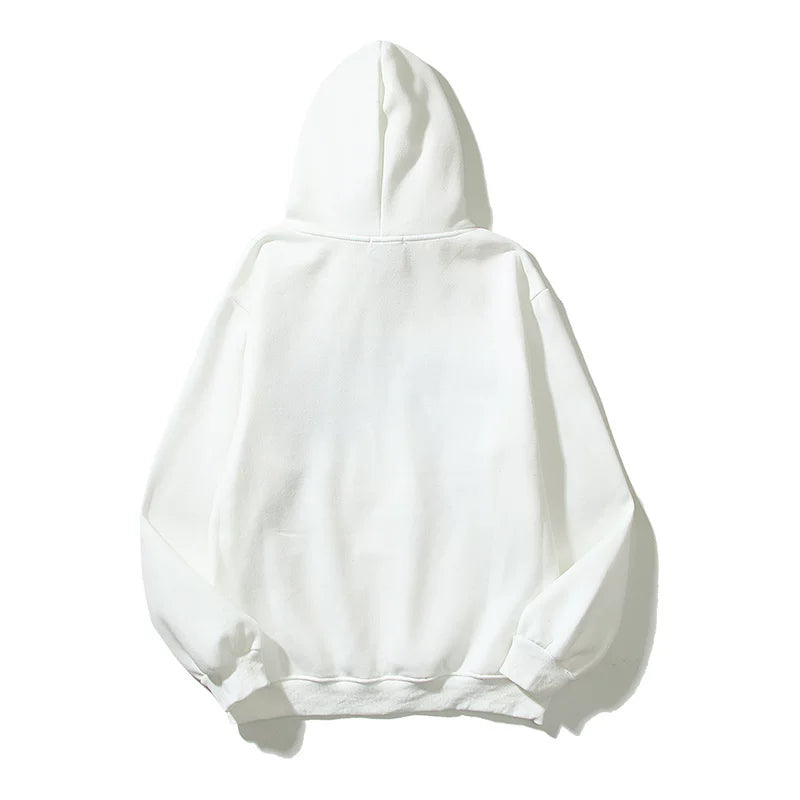 Revenge Blue Gothic Script Logo Pullover Hoodie