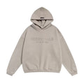 Fog Essentials Embossed Logo Oversized Hoodie, Drop‑Shoulder Front‑Print Pullover Sweatshirt