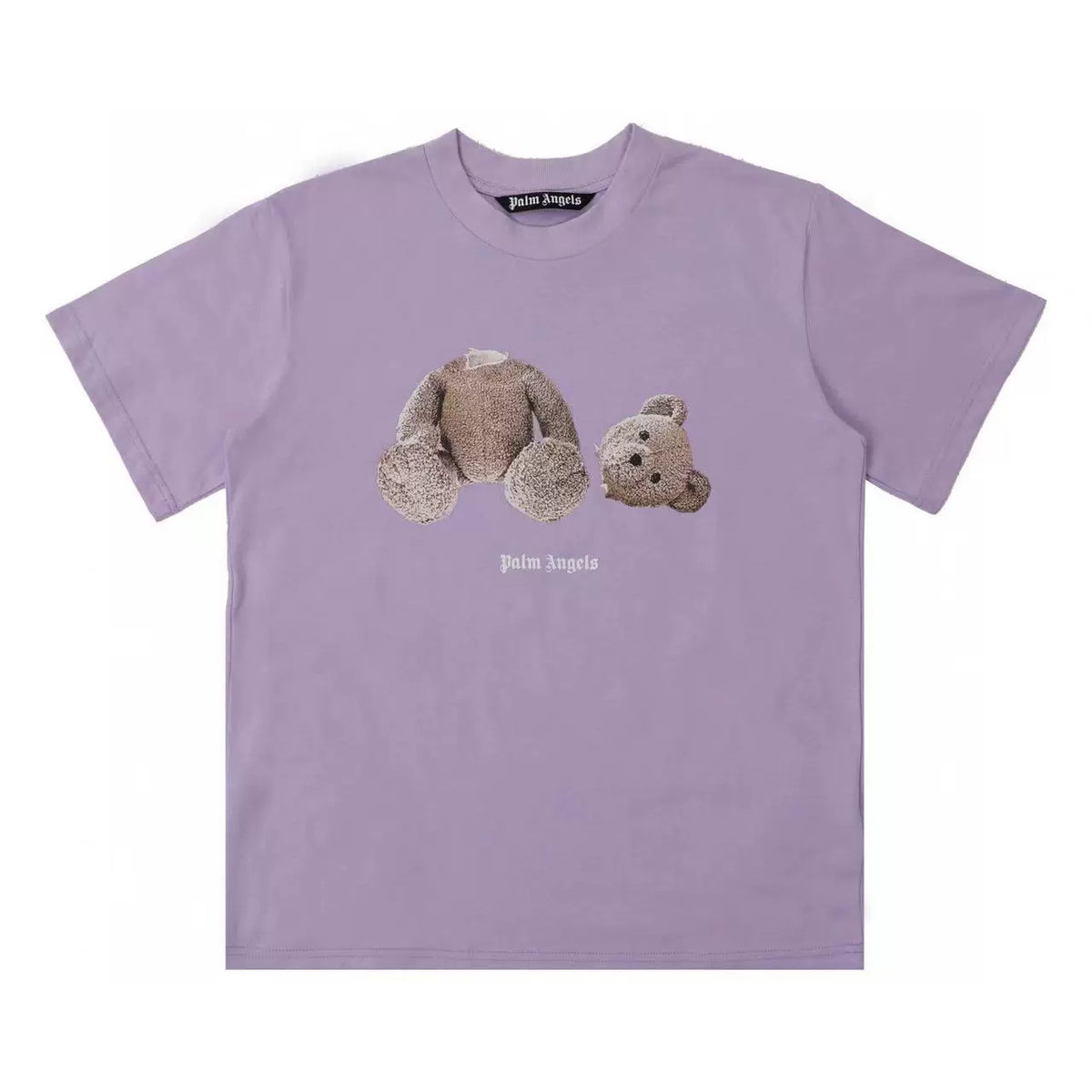 Palm Angel Purple Broken Bear Graphic Tee