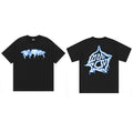 Revenge Blue Lightning Graphic T‑Shirt