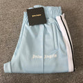 Palm Angels Pale Blue Track Pants Unisex