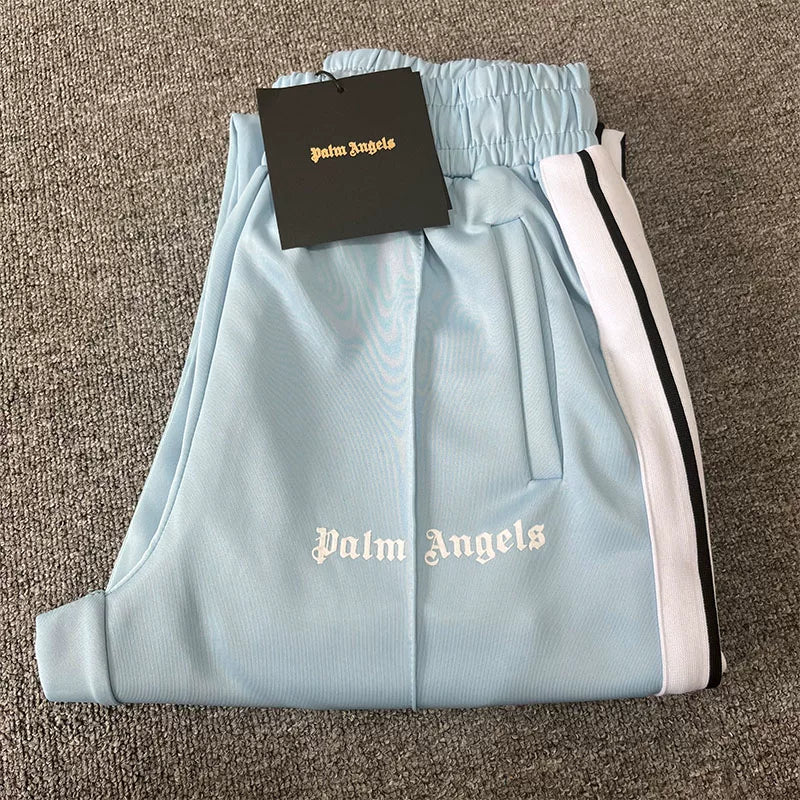 Palm Angels Pale Blue Track Pants Unisex