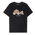 Palm Angel Black Leopard Bear Graphic Tee