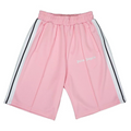 Palm Angels Pink Side Stripe Shorts Unisex Fashion Casual Summer Shorts