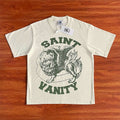 SAINT VANITY Logo Print Short Sleeve Tee