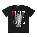 VLONE Barbed Wire Statue Of Liberty Logo Short Sleeve T‑Shirt