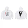 VLONE Dragon Black Big V Hoodie White