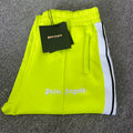 Palm Angels Fluorescent Green Track Pants Unisex