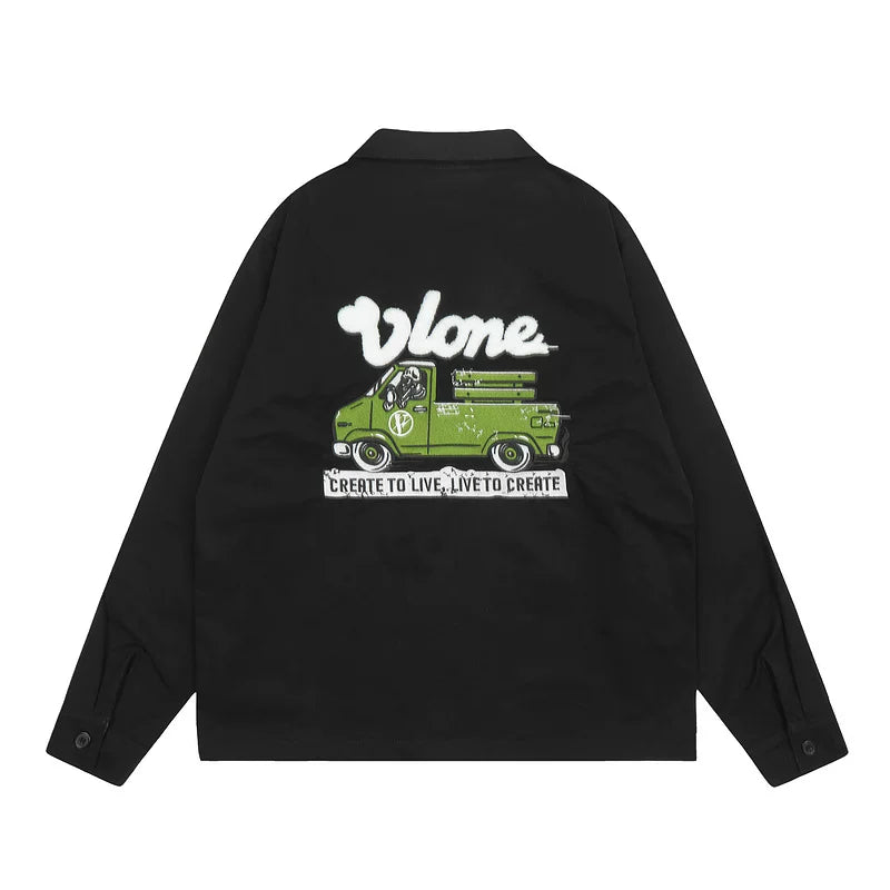 VLONE Truck Graphic Work Jacket