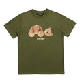 Palm Angel Olive Green Broken Bear Graphic Tee