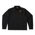 VLONE Embroidered Black Oversized Street‑wear Work Jacket
