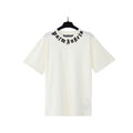 Palm Angels Neck Logo Off White Tee