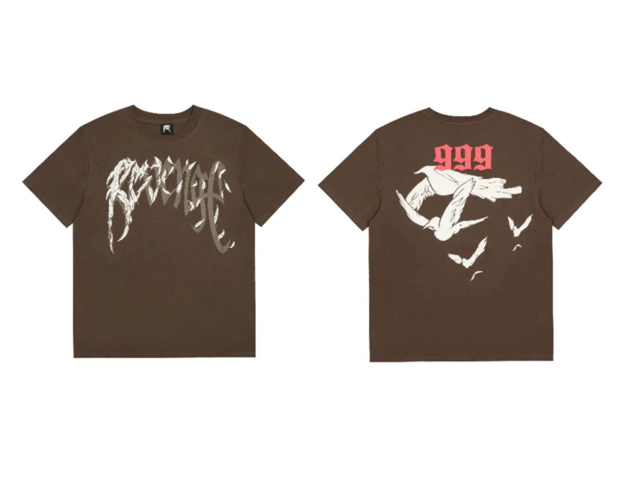 Revenge 999 Flying Dove Graphic T‑Shirt