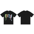 Revenge Rainbow Multicolor Gothic Logo T‑Shirt