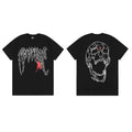 Revenge Spider Polygon Skull Graphic T‑Shirt