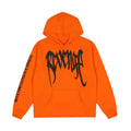 Revenge Black Gothic Logo Sleeve Print Hoodie