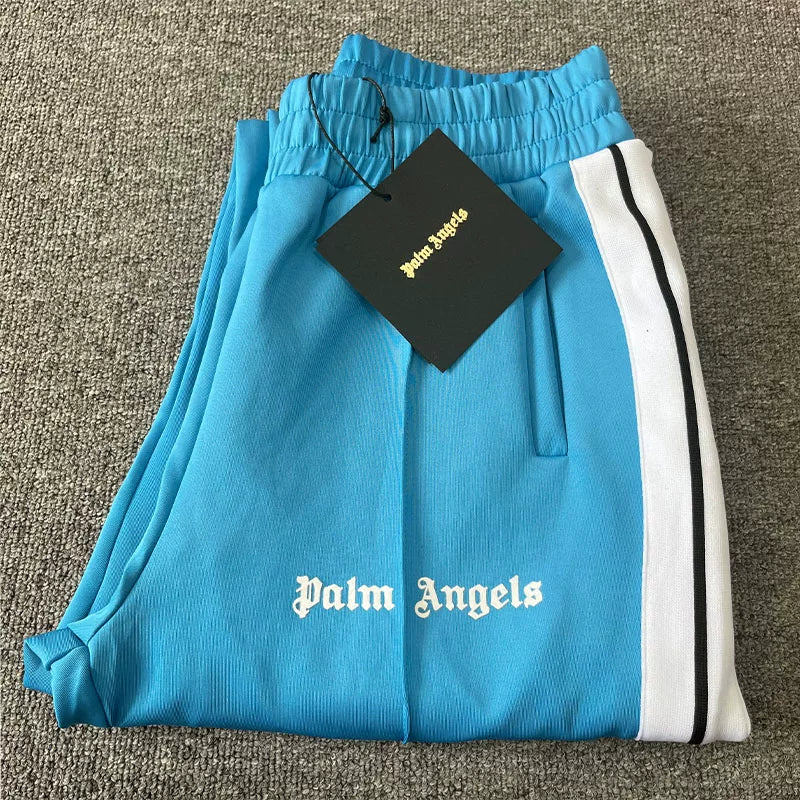 Palm Angels Sky Blue Track Pants Unisex