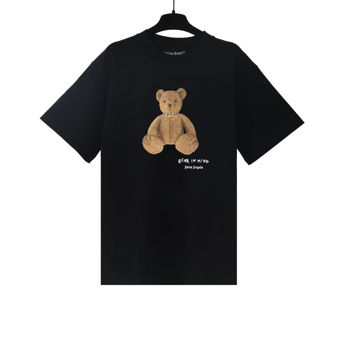 Palm Angels Black Classic Teddy Bear Tee