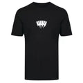 Yelir White Abstract Claw Graphic Black Casual Short Sleeve Tee