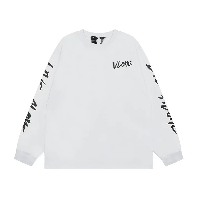 VLONE DIE ALONE Graffiti Script Long Sleeve T‑Shirt
