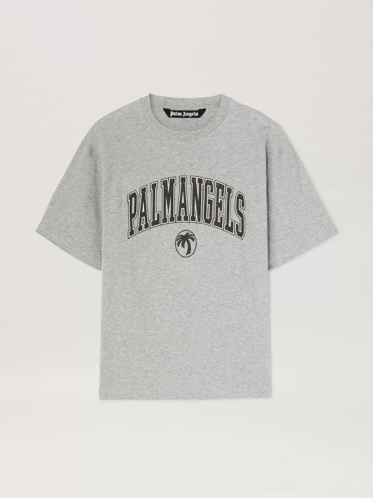 Palm Angels Grey Arch Logo Tee