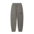 Fog Essentials Small‑Logo Dark Heather‑Grey Heavy‑Weight Relaxed‑Tapered Jogger Pants