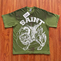 SAINT VANITY Letter Design Short Sleeve Tee