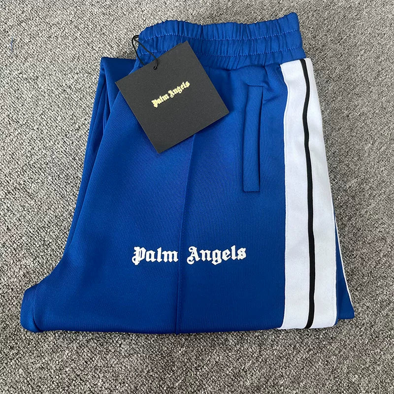 Palm Angels Royal Blue Track Pants Unisex