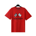 Palm Angels Red Racing Flag Graphic Tee