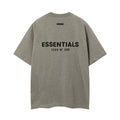 Fog Essentials Dark Grey Oversized Letter Print Short‑Sleeve T‑Shirt High‑Street Hip‑Hop Top