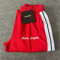Palm Angels Red Track Pants Unisex