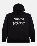 SKATE AND DESTROY - HOODIE - BLACK