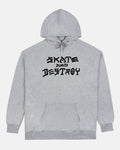 SKATE AND DESTROY - HOODIE - GREY
