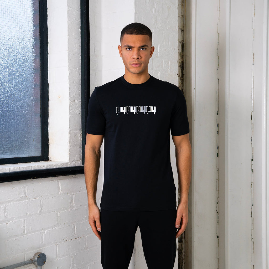 EIGHT Y LOGO TEE BLACK REFLECTIVE